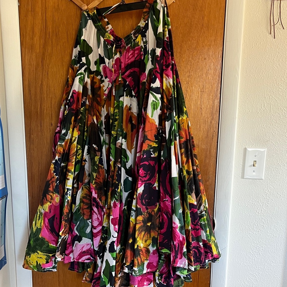 Elegant Floral Maxi Skirt